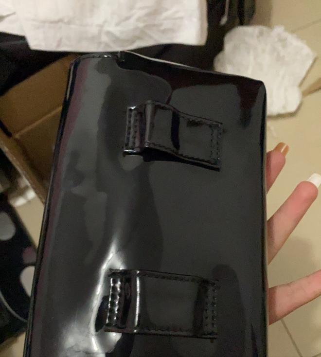 Chanel Uniform Black Patent Waist belt bag Out of Print