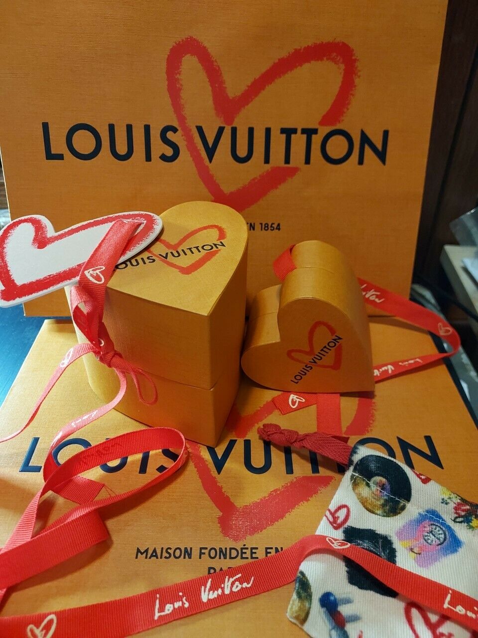 Louis Vuitton In Love Heart Box packaging Limited Edition