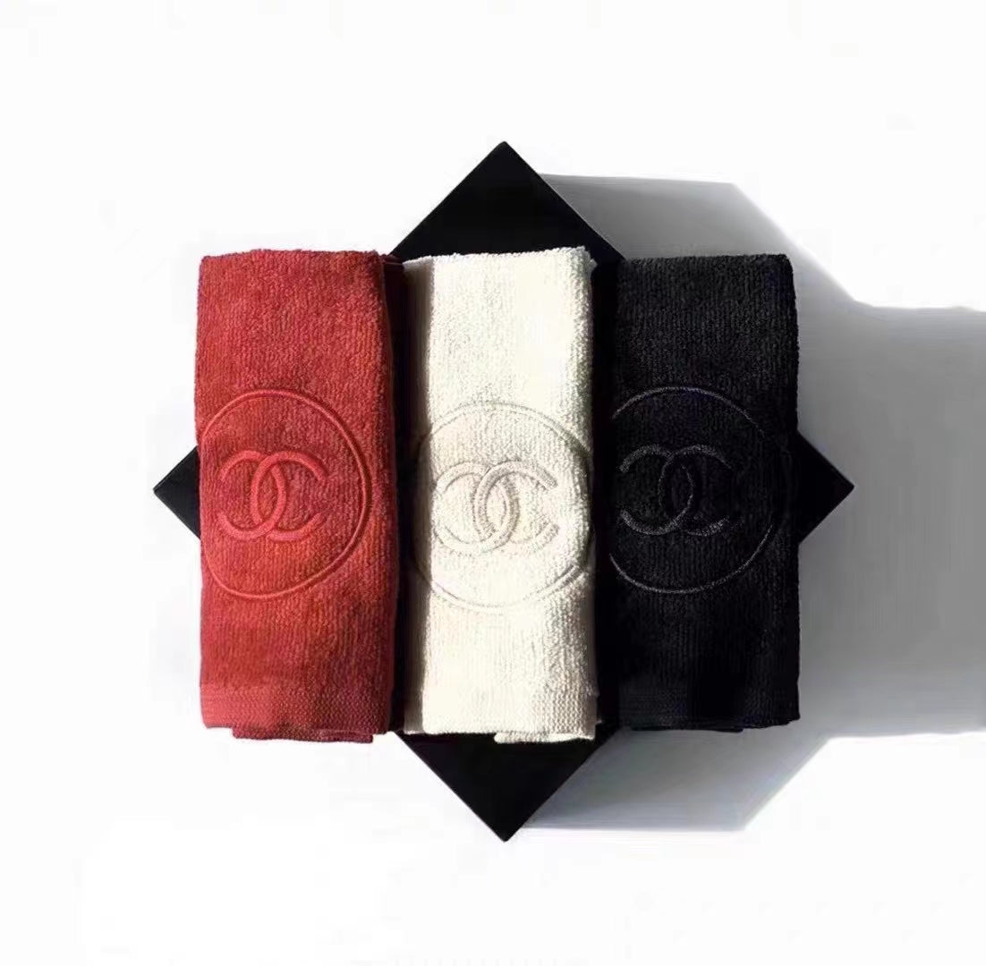 Chanel hand towel set of 3pcs VIP gift