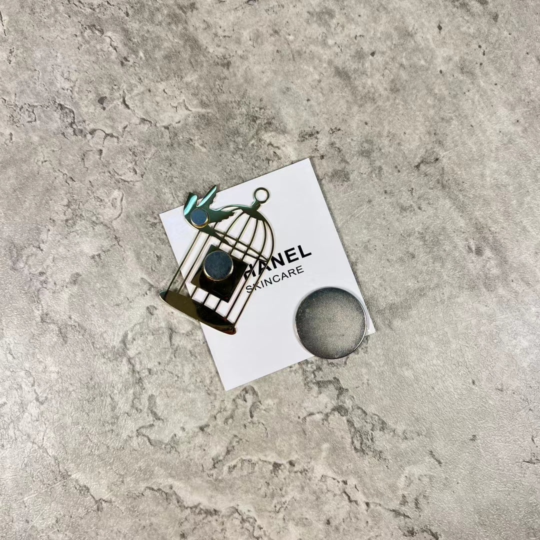 Coco Mademoiselle Perfume birdcadge magnet brooch badge VIP GIFT