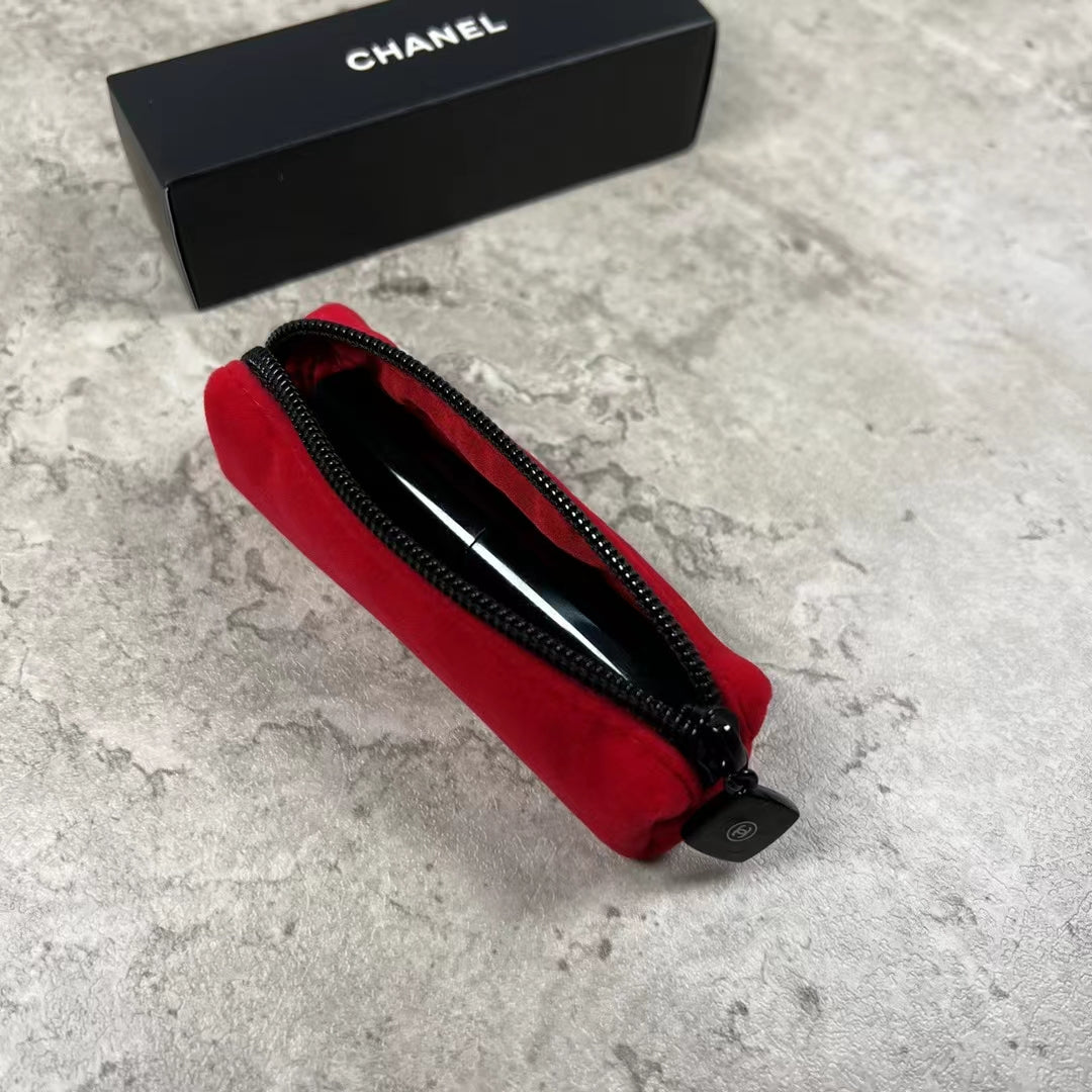 CHANEL Red Velvet lipstick gloss USB storage holder