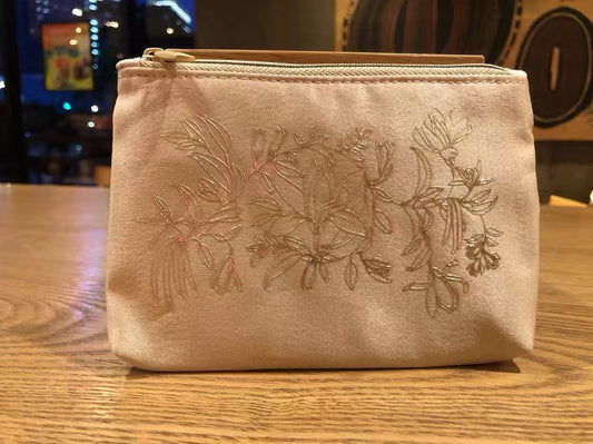 Sublimage Gold Shiny Small Handy Makeup Pouch