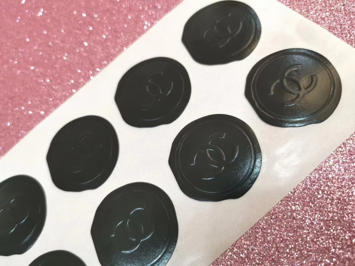 Chanel Beauty Sealed Sticker Sheet packaging 2 sheets X 16pcs