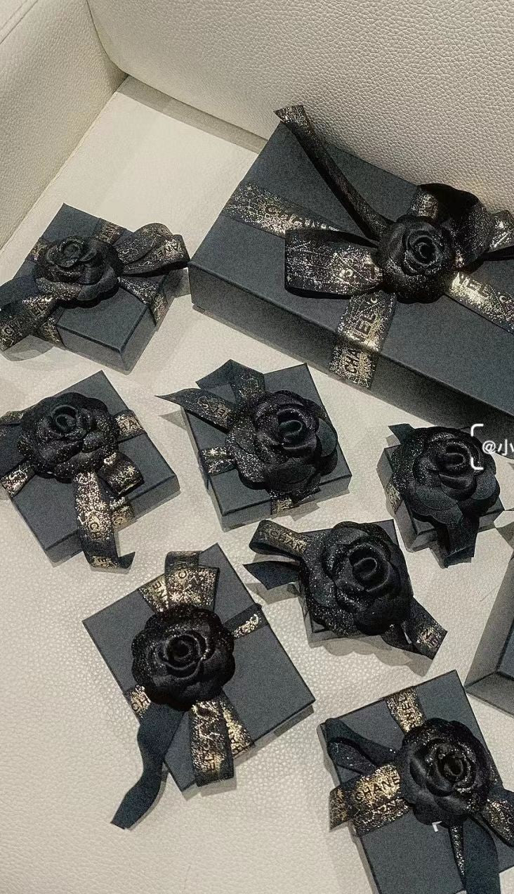 Chanel Christmas Camellia sticker for packagingx 6pcs