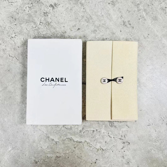 Chanel Creamy Notebook Memo Pad Novelty Limited Small Pocket