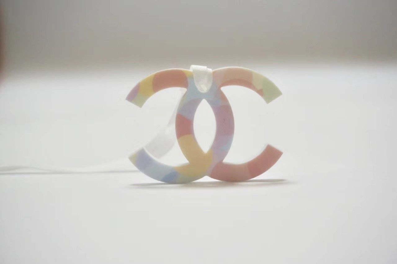 Chanel Fancy Multi Color charm logo plastic collectable