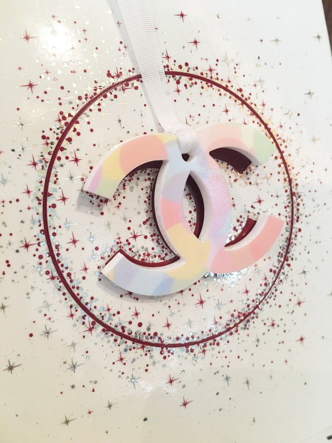 Chanel Fancy Multi Color charm logo plastic collectable