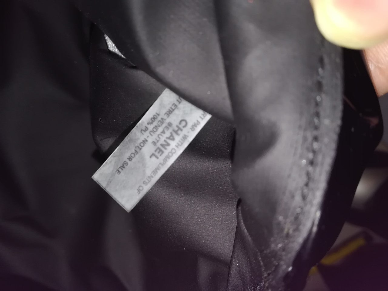 Chanel Uniform Black Patent Waist belt bag Out of Print